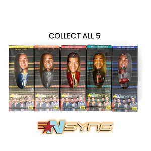 *NSYNC 2001 Collector Bobble Doll Heads Collection Set - NIB